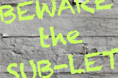 Is Your Tenant Subletting