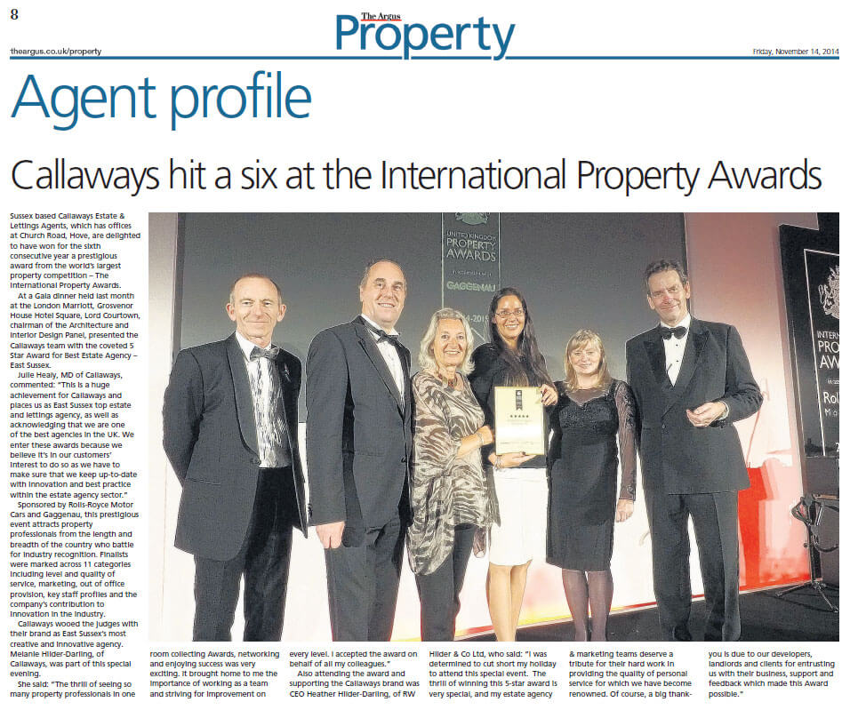 UK Property Awards 2014 - 2015