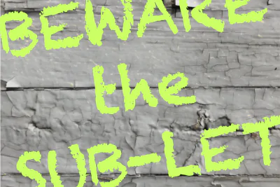 Is Your Tenant Subletting